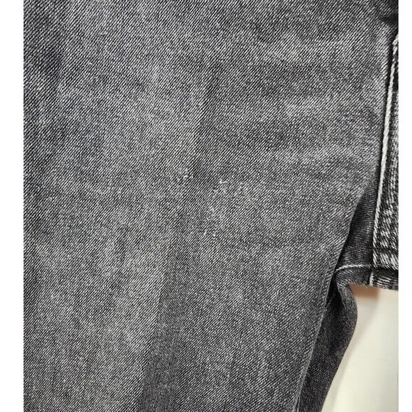 Agolde Freya High Rise Slim Button Fly‎ Jeans Size 27 Black Salt Wash - Picture 8 of 9